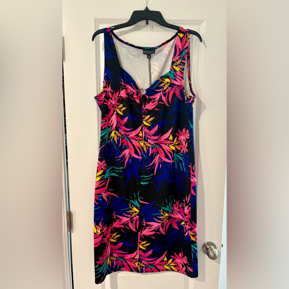 Bold Elements Multicolor Sleeveless Dress - XL
